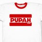 PUPAH White & Red Trim T-Shirt-Official