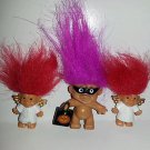 3 Tiny Trolls... Halloween trick or treat and 2 Angels