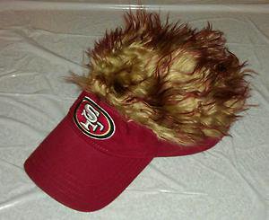 football hair cap