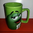Green M & M Character Candy Coffee Mug-collectors cup!