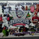 LEHIGH VALLEY IRON PIGS 5TH ANNIVERSARY CANVAS WOOD FRAME ART PRINT