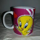 Tweety Bird Yellow Mug Looney Tunes Warner Bros 2000 Cup mug-Six Flags