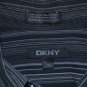 DKNY Gently Used Black Striped Dress Shirt Medium