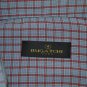 Bugatchi Uomo NWT Red/Blue Checked Dress Shirt Medium