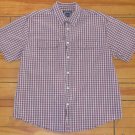 Aeropostale Red Plaid Casual Button Up Gently Used Large
