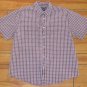 Aeropostale Red Plaid Casual Button Up Gently Used Large