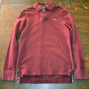 Abercrombie & Fitch Heavy Red Pullover Gently Used Large