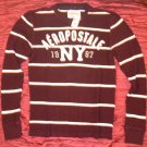 Aeropostale Red Stripped Sweater NWT Medium