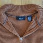 Rue21 Rust Zip-up Sweater Used Medium