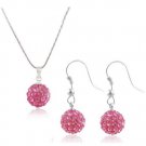 Disco Pink Necklace Set
