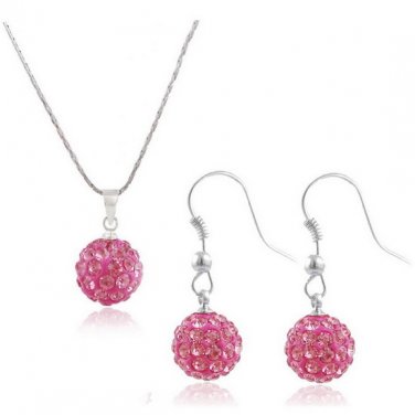 Disco Pink Necklace Set