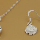 Rose Pendent Necklace Set