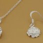 Rose Pendent Necklace Set