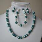 Forest Green Pearl Set