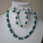 Forest Green Pearl Set