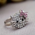Hello Kitty Rhinestone Ring