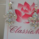 Fleur De Lis Iridescent Earrings