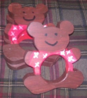 Teddy Bear Napkin rings