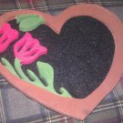 Heart and Flower wall hanging