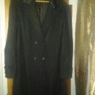 Russell Scott 80% wool 100% leather v good quality v pretty coat  size 2x