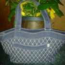 BLUE VERA BRADLEY  HANDBAG VERY CUTE HARD TO FIND PREOWNED