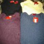 NEW Izod 100% cotton DIFFERENT COLORS AND sizeS  M & L MEN'S SWEATER