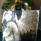 VICTORIA'S SECRET golden tote handbag purse,leather handbag,women's handbag