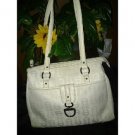 White Etienne Algner handbag Est 1949 women's handbag, . L12" . W15" straps 12"