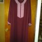 BURGANDY abaya v classy v soft  size 3x EGYPTION ABYAY,SAUDI ABAYA,HIJAB,JELBAB