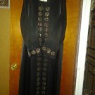 BLACK SHINNY abaya v classy v soft feel like silk  size 2x EGYPTION ABYAY,SAUDI