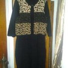 S. A. G. Harbor dress 4. Woman. V dressy two pic dress size 2x talla.