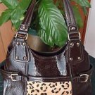 CLASSY NINE WEST handbag shinny v cute purse 4 women