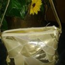 Golden fashion handbag 4 woman v pretty purse