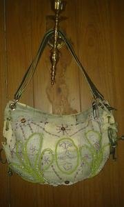 Muni. Couture. V beautiful handbag with beads 4 woman.