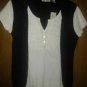 Jsagella's 4 woman 100%cotton blouse v cute top size. M. newt