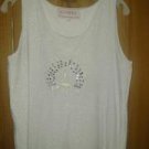 Gospel silver stretch top v cute 4 woman size 10