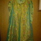 V pretty indain Krystal dress with v pretty beads size 20 w  4 women 2 pc