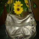 G M GIA MIANI HANDBAG LEATHER SILVER V CUTE 4 woman