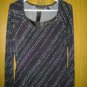 Attention spandex strech blouse v cute newt size M