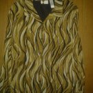 ELISABETH buy LIZ CLAIBORNE v cute blouse chiffon v dress for her size X L