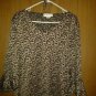 dressbarn spandex lace strech top V pretty 4 her size 1X