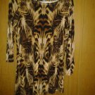 knit chic spandex strech top v cute 4 women size S
