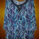 Very cute spandex blouse. Stretch size 3 x large plus size