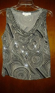 Collection . spandex sparkle top v cute 4women size. M