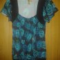 Lenten spandex ,stretch with sparkle V cute 4 her size M