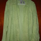 sagharbor dress for woman chiffion blouse with spandex two pic size 18 w