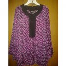 Maggie Barnes chiffon top v pretty 4 her plus size 2x