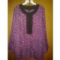 Maggie Barnes chiffon top v pretty 4 her plus size 2x