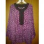 Maggie Barnes chiffon top v pretty 4 her plus size 2x