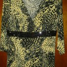 I. T . b spandex blouse v cute for women size . M